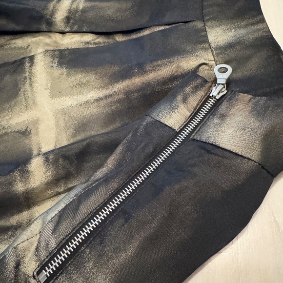 LAMB bubble skirt by Gwen Stefani Fall 2007 RARE black & gold Medium mid-thigh - Picture 8 of 8